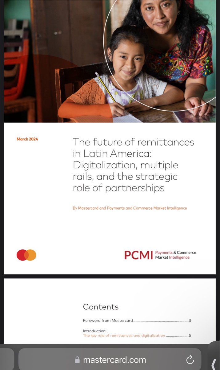 ماستر كارد 🤝 XRP

ماستر كارد نشرت
مقالة بعنوان
مستقبل التحويلات المالية في أمريكا اللاتينية (الرقمنة،البنية التحتية والاستراتيجية

ذكرت فيها تقنية ريبل ((( XRP )))
ضمن خدمات نقل الأموال المعتمدة على البلوكتشين

@Mo7a_ADAMsSON 🔥

بالتوفيق🏆