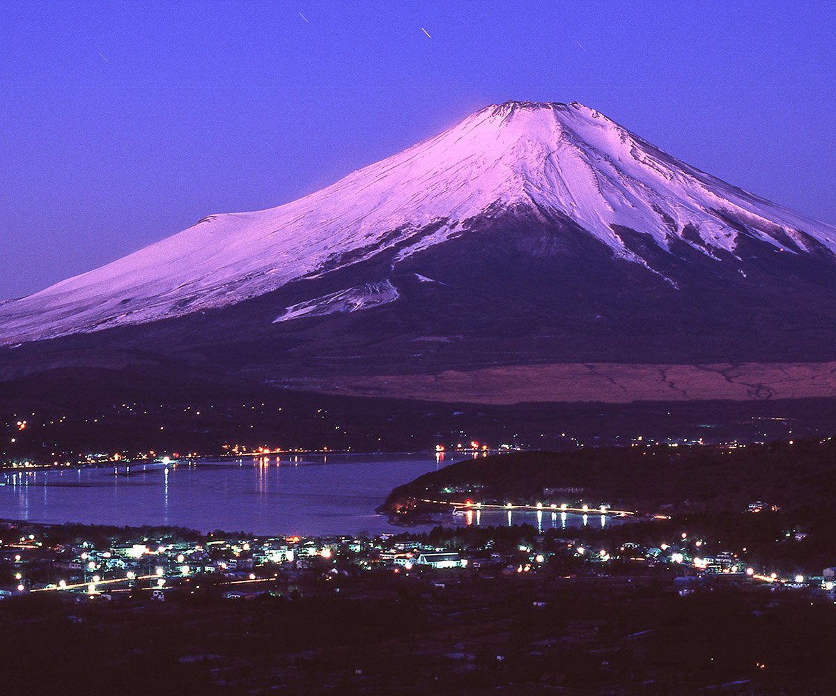 夜明けの色 高指山で以前撮影 #富士山　#高指山　#山中湖