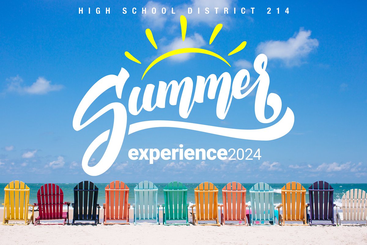 📢 Calling all incoming freshmen students and families! D214’s Summer Experience opens this Monday, April 1 at 8 am. Jump-start your high school career with a variety of enrichment and Get Ahead classes. Learn more: d214.org/summerexperien…