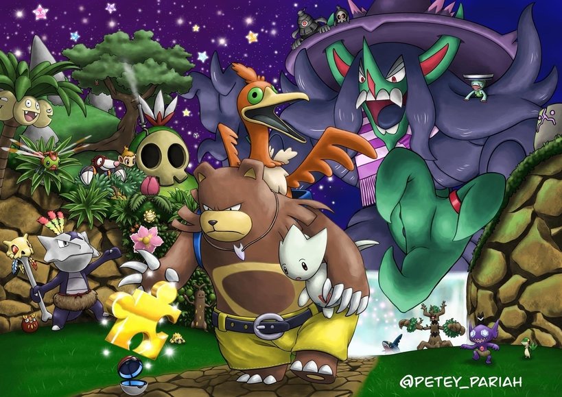Absolutely love this Banjo-Kazooie/Pokemon mashup artwork by <a href="/Petey_Pariah/">Petey Pariah</a>
