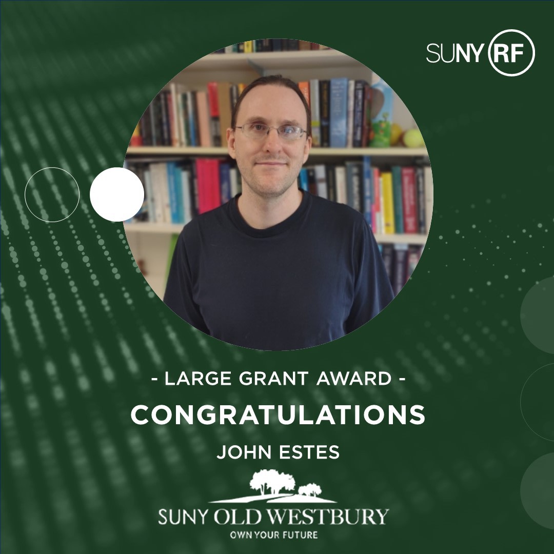 Congratulations to Assistant Professor John Estes on being awarded $1 million from @ENERGY. The SUNY Research Foundation is proud to support your work at @SUNYOldWestbury. Learn more: oldwestbury.edu/news-events/ph… #SUNYResearch #SUNYImpact