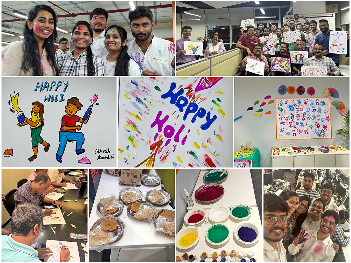 The end of March signifies winter coming to a close and the welcoming of spring, which is one of the meanings of the festival of Holi. Earlier this week, @ttinc's Pune and Mumbai offices observed the Festival of Colors in many joyful and colorful ways.