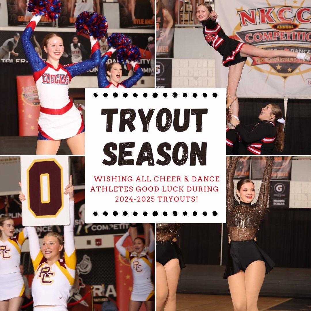 Wishing all athletes a successful tryout for the 2024-2025 season!! 🎉 

Comment your best tryout advice! ⬇️
