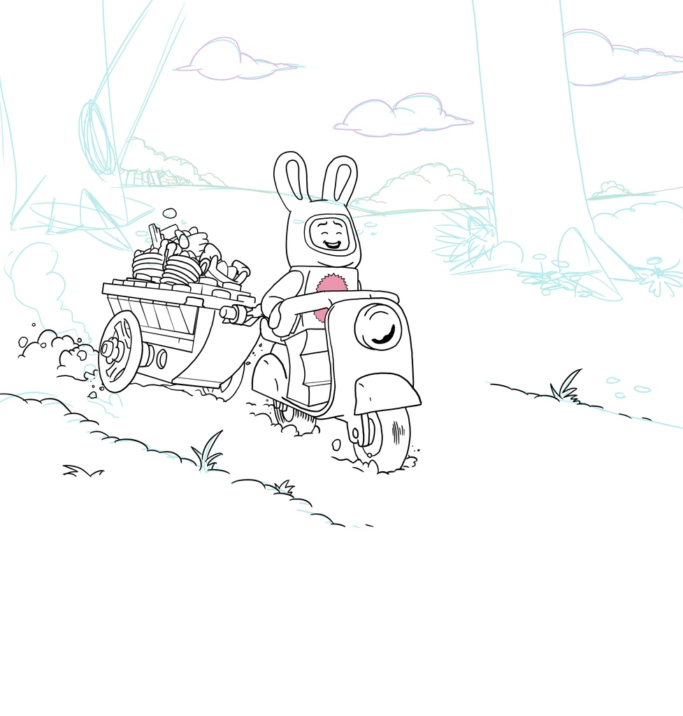 Like Duncan, I too own a scooter and have a blast riding it around town. I can't say that I've ever delivered easter eggs with it, but it is certainly fun to zip around on. 

#easter #lego #ilovemyscooter