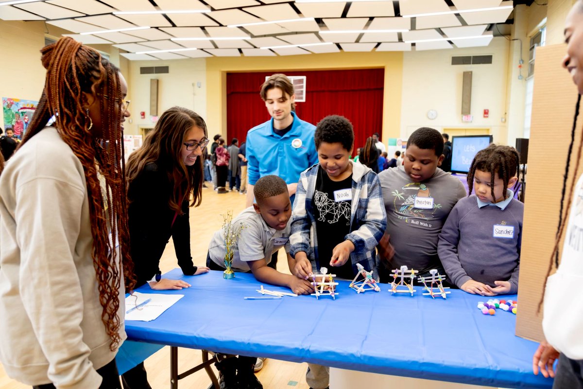 Students from @GWtweets came by last week to run incredible STEM activities for the boys of LPTM! Our Apprentices got to learn about different sciences while having tons of fun! Thanks so much to our friends at George Washington University for running these amazing activities!