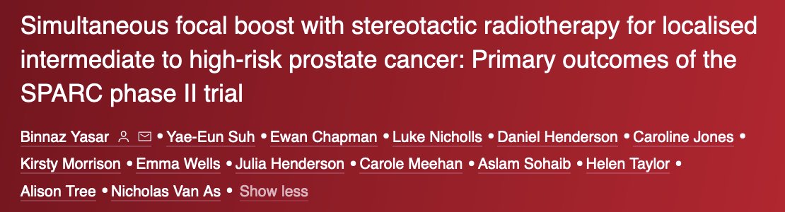 Focal boost for #prostatecancer @IJROBP home of all of the amazing things you can do with radiation redjournal.org/article/S0360-…