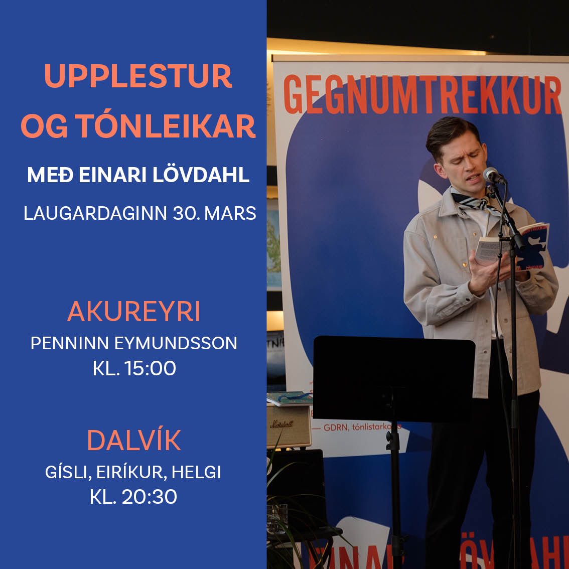 AK og Dallas á morgun! 🧡💙 I will see you there or I will see you on another time.