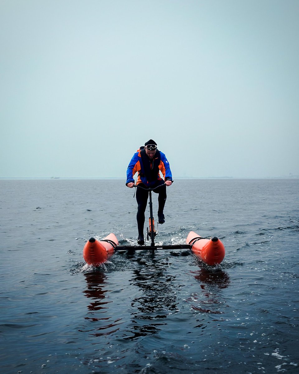 For sure this is the craziest achievement in my entire life. Crossing Baltic Sea by waterbike 😁