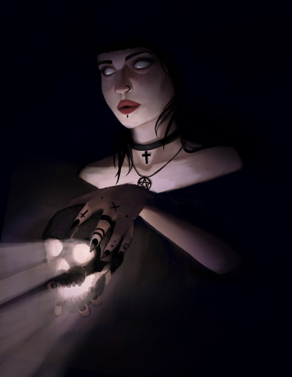 A_Bad_Artist's tweet image. 💀
#art #goth