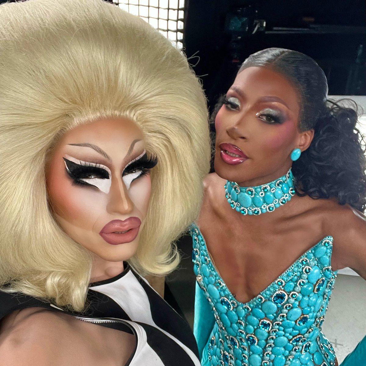 Hey b*tches, she's back! 🤭 @jaidaehall is at #ThePitStop with @trixiemattel TOMORROW on the #DragRace YouTube channel👑