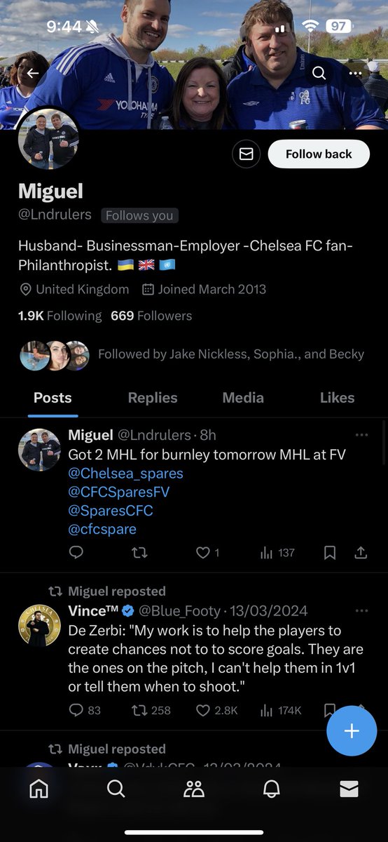 BEWARE - THIS GUY IS A SCAMMER!!

@Lndrulers 

Scammed my mate out of £100 for 2 Burnley tickets 

<a href="/Chelsea_spares/">Chelsea Tickets ⭐️⭐️</a> <a href="/CFC_FV_Tickets/">CFC Tickets ⭐️⭐️</a> <a href="/CFCSparesFV/">Chelsea Spares</a> <a href="/Chelseasparetix/">ChelseaSpareTix</a>