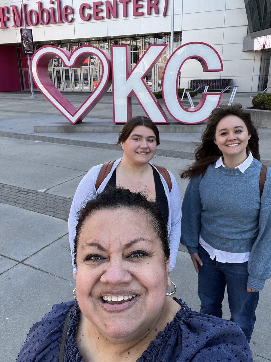 #KUAlumni’s #RockChalk Forever is in less than one month! @goodafterNEUN, Noelle Husmann and I prepped this morning with a team of many others at @tmobilecenter. #KU #KansasCity