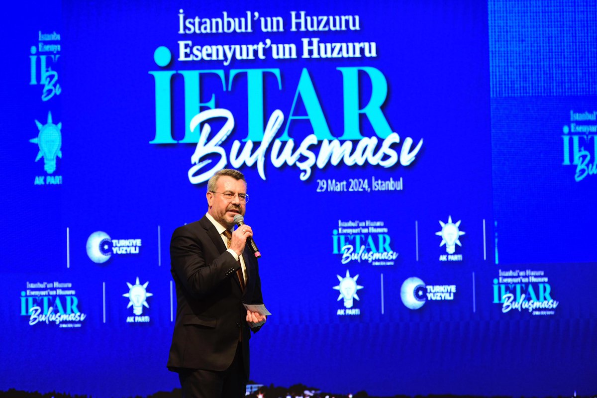 İçişleri bakanımız Sn. Ali Yerlikaya'nın katılımlarıyla Büyük İftar programımızı gerçekleştirdik. Birleştirici ve bütünleştirici hizmet anlayışımız ile Esenyurt'umuzu ve İstanbul’u #GerçekBelediyecilik ile buluşturacağız. @AliYerlikaya