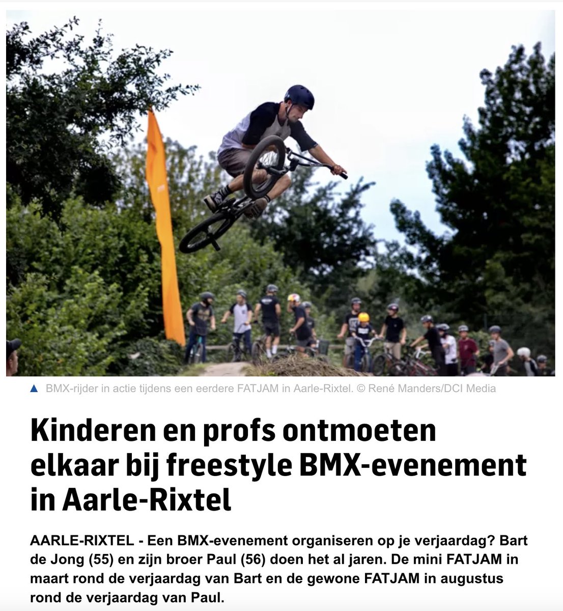 FATJAM's tweet image. ED.nl article featuring the MINI FATJAM! Show up. Join in. Have fun.