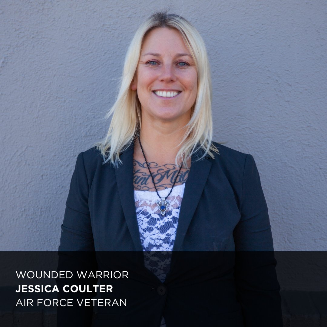 Air Force veteran Jessica Coulter is one of many resilient women warriors navigating the complexities of accessing gender-specific health care and childcare. Learn more about her story and how WWP is advocating for better access to care: wwp.news/3VuYbhR #EmpowerWomenVets