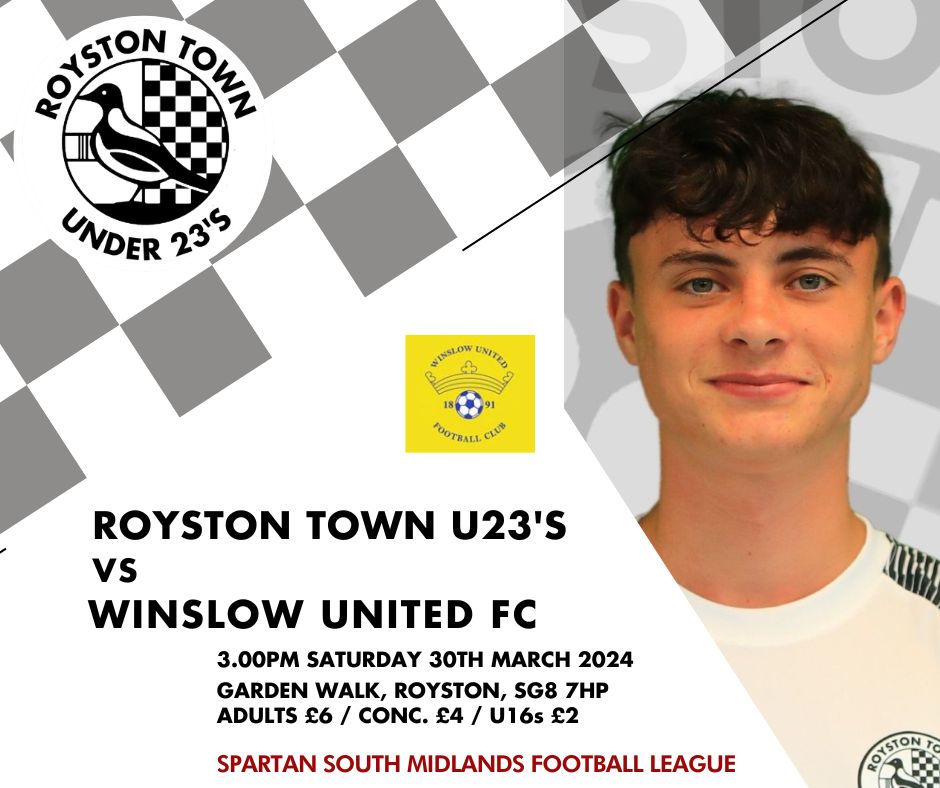 IT'S MATCH DAY! 🏆 @SSML2022 🆚 @WinslowUtdFC 🏟️ Garden Walk, Royston SG8 7HP ⏲️ 3.00pm 🍻 Bar will be open for hot & cold drinks @roystontyouthfc We know a lot of you made the trip on Wednesday night & it's time to make some noise back in the Racher Stand #Crowsfamily #COYC