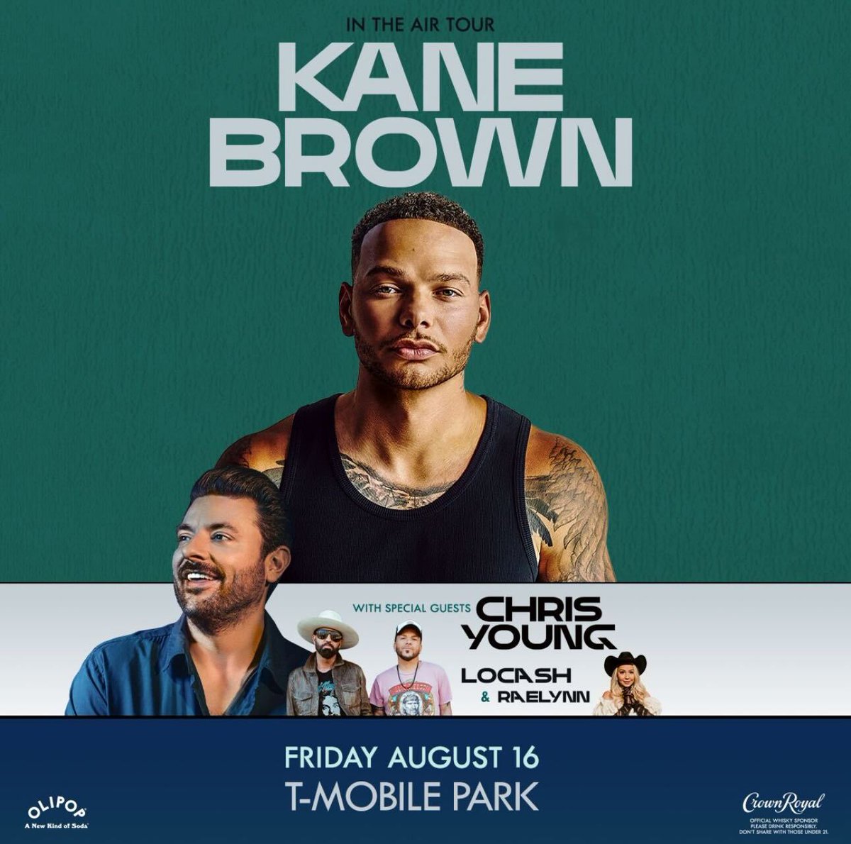 Seattle! Can’t wait to join my Famous Friend @kanebrown on the In The Air Tour on August 16 🤘 Get your tickets now! bit.ly/3TYdfCz