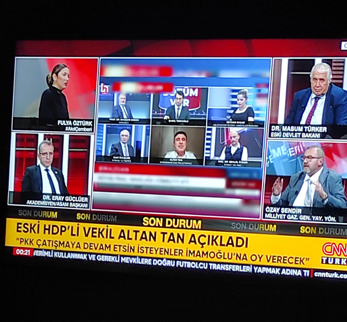 #SONDAKİKA Eski HDP’li vekil Altan Tan: “PKK çatışmaya devam etsin diyenler İmamoğlu’na oy verecek…”