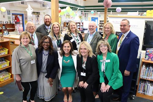 Via @officialsps: “@LtGovMikeKehoe, @MoCommissioner Vandeven, @SenatorEslinger & @MOEducation State Board members visit Bingham Elementary to learn more about SPS partnership with @CaretoLearn' – bit.ly/3VFJCbA. #SPSUnited #TeamSPS #SPSLeads