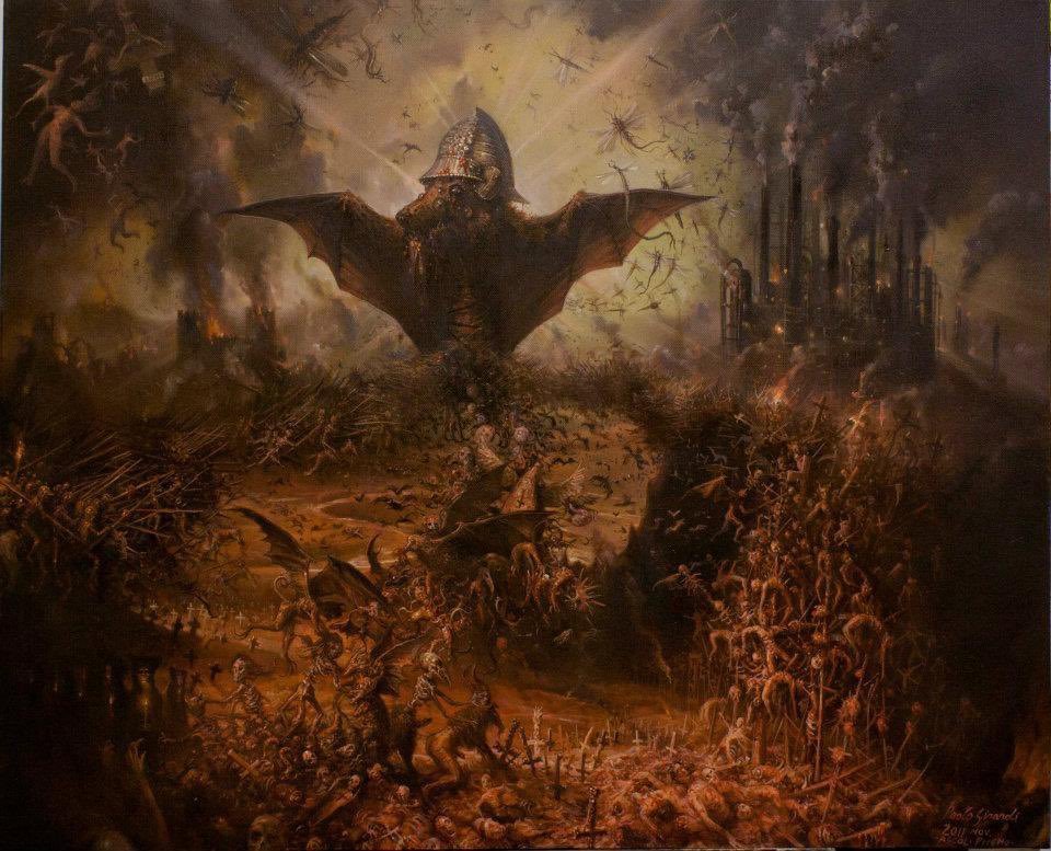 The Apocalypse as painted by Italian artist Paolo Girardi (born 1974)