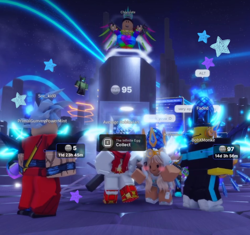 alyssianbear's tweet image. Only made possible bc of YOU🌟🩵🔥 thankayou for company and carries! Totally not late. #robloxHUNT