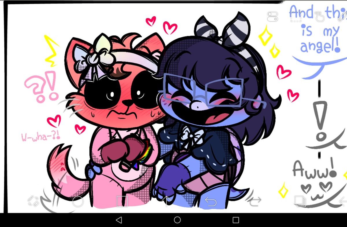 angelika_leyva's tweet photo. KittyDraw x LunaTurtle is my Smiling Critters OC ship for now on<3💖💖😻🍓✏️🐢💜✨(based by me &amp; my Babe IRL:3) #SmilingCritters #SmilingCrittersOC https://t.co/EbuHual76h