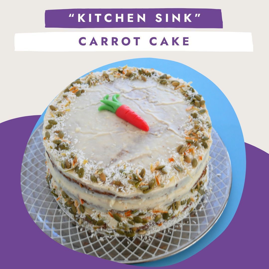 Looking for a delicious dessert to bring your Easter gathering this weekend? Well, you're in for a treat because Growing Chefs! has just the thing with our 'Kitchen Sink' Carrot Cake recipe 🥕 Hop on over here for the full instructions: buff.ly/3VFCDPI 🍰