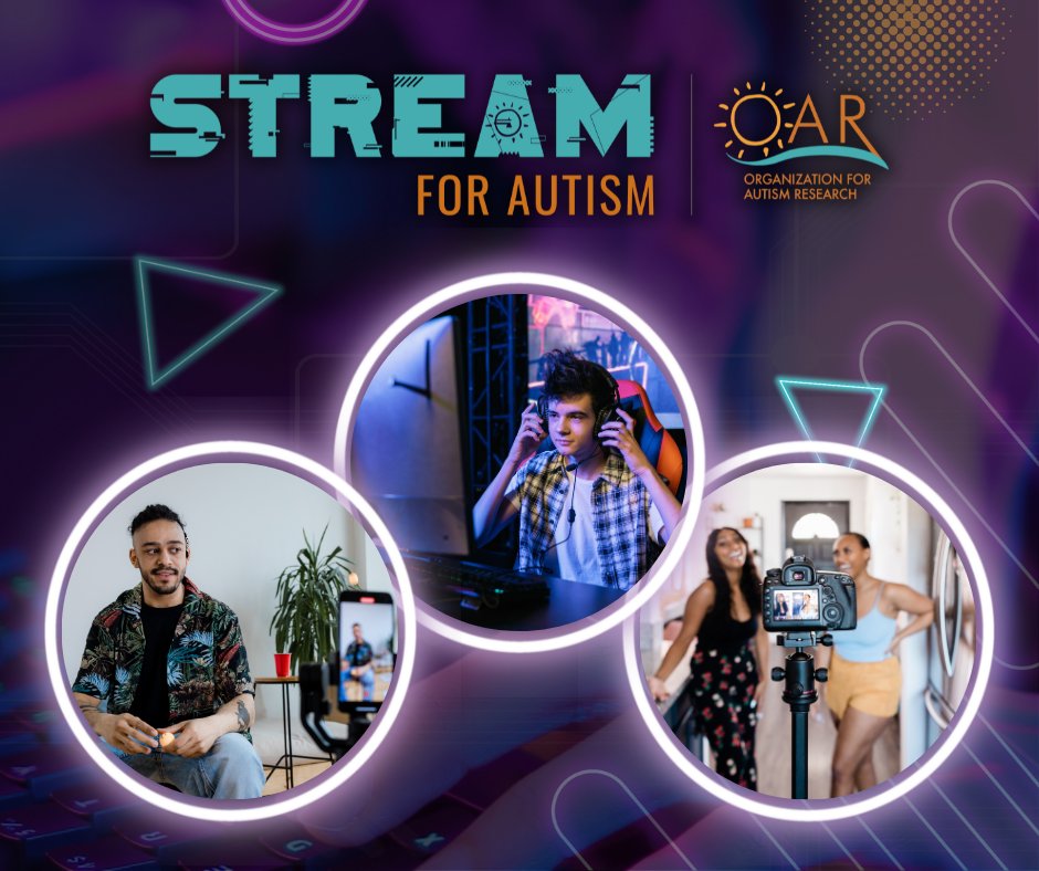 This Autism Acceptance Month, join our special Stream for Autism fundraising event and help us raise $50,000 for autism research!🥳    Learn more or sign up ➡️ researchautism.org/stream-for-aut…