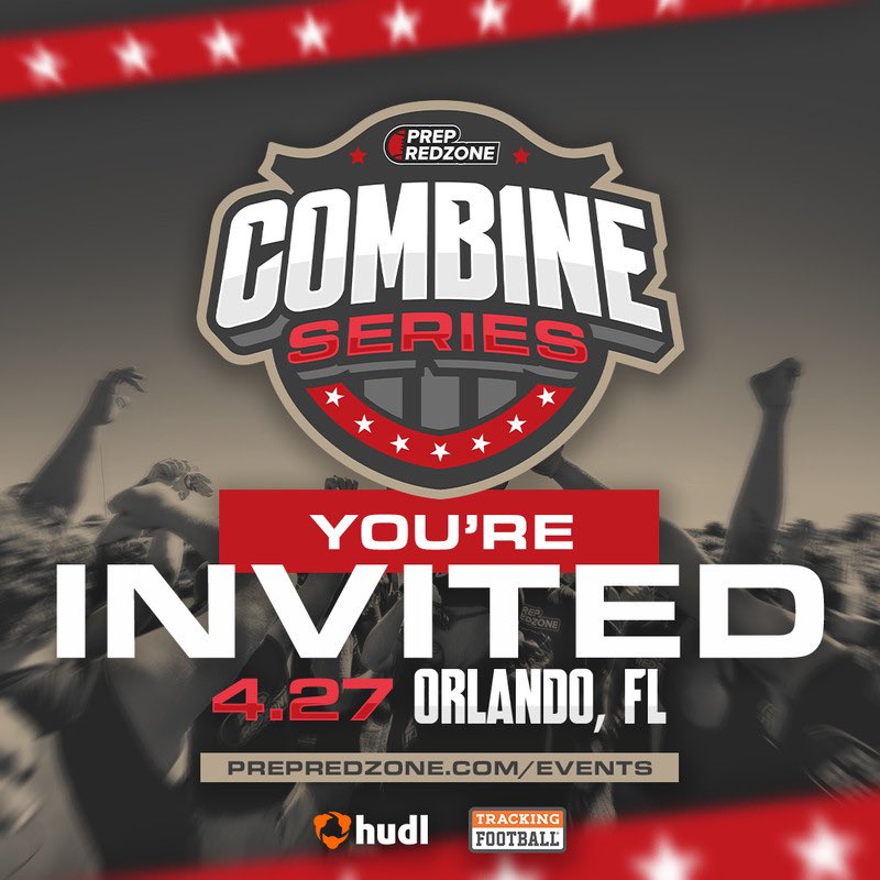 Thank you @PrepRedzoneFL for the invite to your National Combine Series! @AHPBAthletics @stallionsfb @CoachColombi @EraPrep @shanesiska