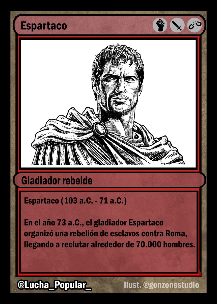 1/15
La rebelión de los esclavos que acaudilló Espartaco pudo haber cambiado la historia de la Humanidad. 

HILO ⬇️⬇️⬇️