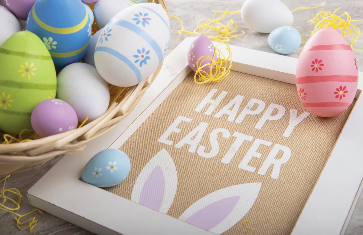 From all of us to all of you, have a joyous and happy Easter!