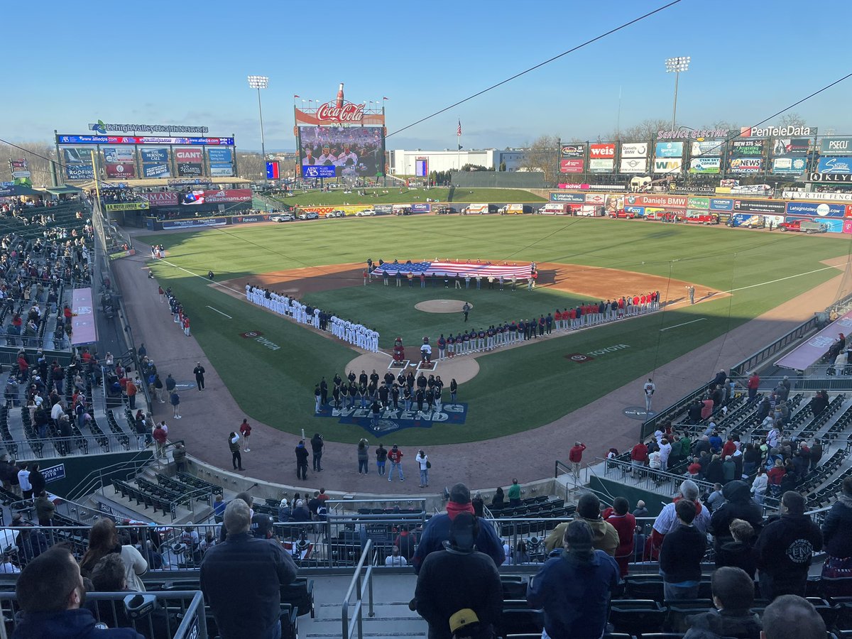 The 2024 Worcester Red Sox season begins tonight! First of three between the @WooSox & @IronPigs from Coca-Cola Park Thrilled to be back with @LT__Murray, @cooperkboardman, @TheRadioMike & @Burnham_Jay again all year long Radio coverage is underway on @100FMthePIKE!