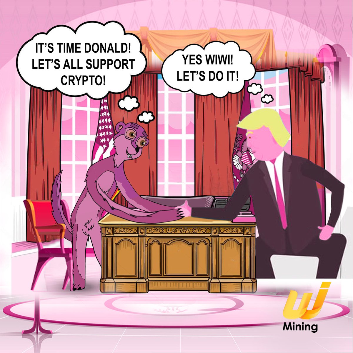 Fahuradigitarts's tweet photo. Wow!! At a meeting on new financial directions and economic strategies , Donald promised WIWI support for the crypto-currency industry🙏🙏
Let’s Go Donald!!🚀🚀🥰
🚨Join our WIWI TEAM here
Referral link: https://t.co/sBMH2zhtv4
Follow Us @fahuradigitarts
@sakpo0007_ @Coredao_Org @MarieStJuste4 @realDonaldTrump @cz_binance @miidasnft @VitalikButerin @gate_io @gate_io @ElonMuskAOC @elonmusk @CryptoTimes_io
#miidas #DonaldTrump #donald