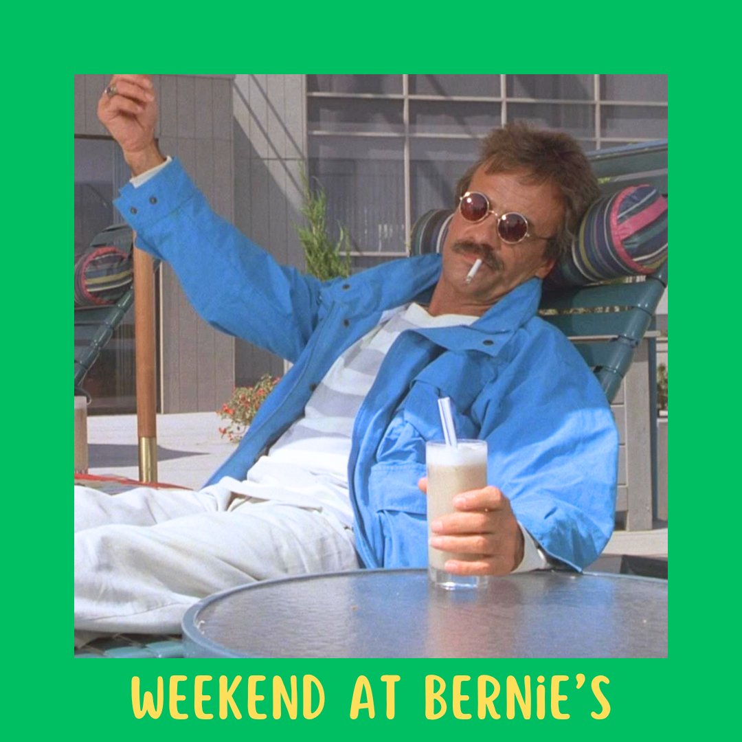 Weekend at Bernie’s (1989) is the final pick on our list of the best bar and imbibing scenes from '80s flicks! 🍻🍀

#80smovies #80sfilms #weekendatbernies #stpatricksday #movies