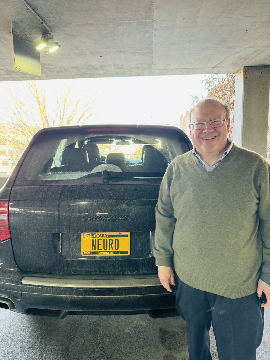 It’s been a fantastic visit, Ted! And thanks for the ride in the ‘Iowa Neuro’ car!