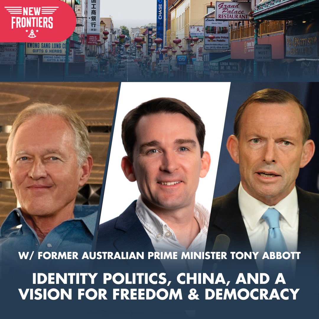 A Vision for a Free & Democratic World 🌍✨. Join us as former Australian PM Tony Abbott delves into leadership, China's influence, and the relentless quest for global democracy. 

Watch Now: optamlink.com/NFE15 

#freedom #democracy #tonyabbott #globalpolitics #NewFrontiers