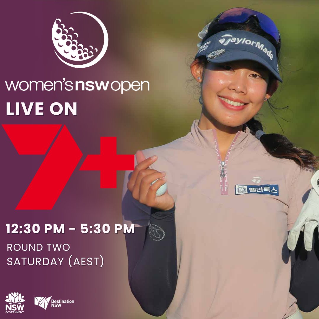 Don't miss a moment of the action as the Women's NSW Open unfolds LIVE on 7+ today!  🏌️

#WomensNSWOpenGolf #FeelNSW #NewSouthWales #MagentaGolf