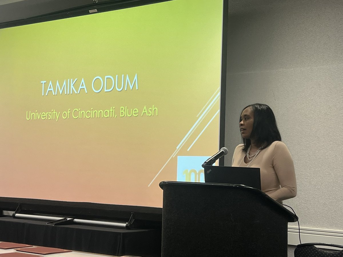 Jay Howard (@jayrhoward) on Twitter photo Congratulations, Dr Tamika Odom, <a href="/uofcincy/">University of Cincinnati</a> Blue Ash, recipient of the 2024 North Central Sociological Association’s John Schnabel Distinguished Contributions to Teaching Award. Congratulations, Dr Tamika Odom, <a href="/uofcincy/">University of Cincinnati</a> Blue Ash, recipient of the 2024 North Central Sociological Association’s John Schnabel Distinguished Contributions to Teaching Award.