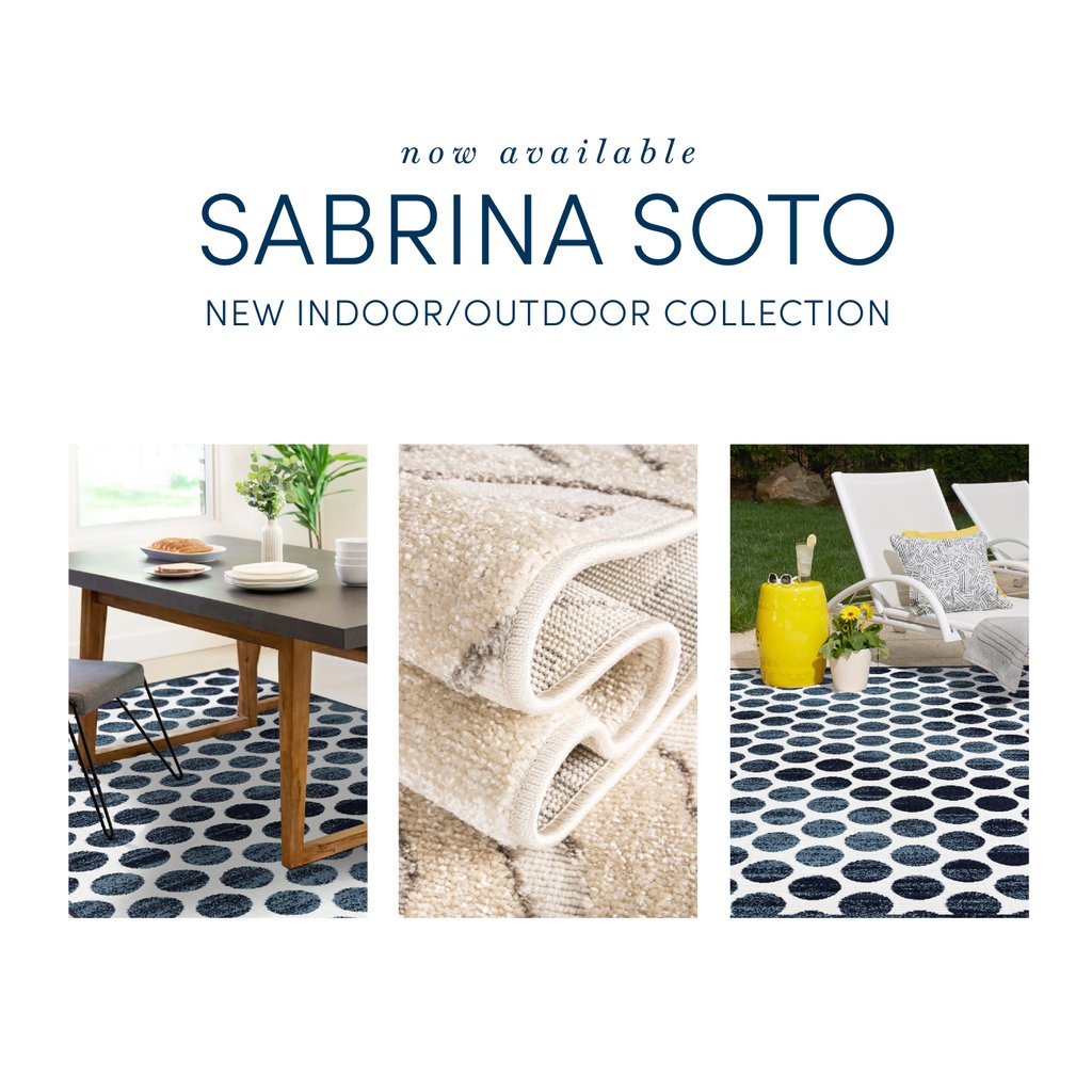 Elevate your outdoor oasis with Sabrina Soto's latest additions to her stunning rug collection! 🌞✨ Transform your patio into a stylish retreat with these chic and durable outdoor rugs.