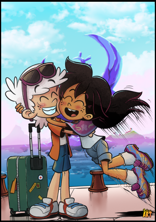 RuhisuART's tweet photo. Welcome to Japunda
#TheLoudHouse #TheCasagrandes #Nickelodeon #LincolnLoud #RonnieAnneSantiago #fanart #myart #digitalart #artistontwitter https://t.co/JHNLCdgiZ8