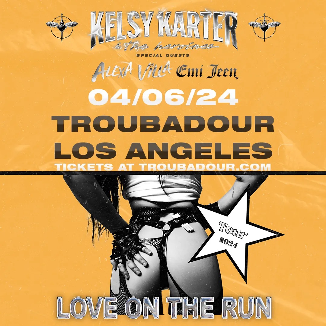 Who's ready for an AMAZING Saturday night 🔥🎸 Check out the set times for tonight's show, and don't forget to grab your tickets! 

7:00pm - Doors
7:30pm - Emi Jeen
8:15pm - <a href="/theAlexaVilla/">Alexa Villa</a> 
9:00pm - @KelsyKarter 

🎟️TIX: bit.ly/49zKen6