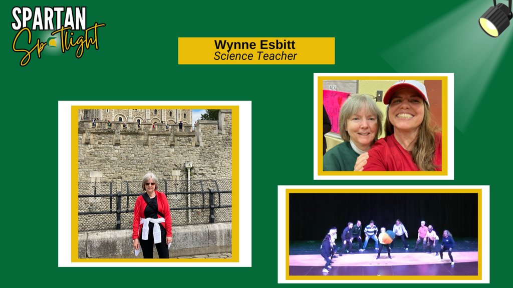 This week's Spartan Spotlight shines on Ms. Wynne Esbitt, an incredible Science Teacher at Saint Mark's High School!  Join us in celebrating her remarkable contributions! 
#saintmarkshs #spartanstrong #allthingspossible #spartanspotlight