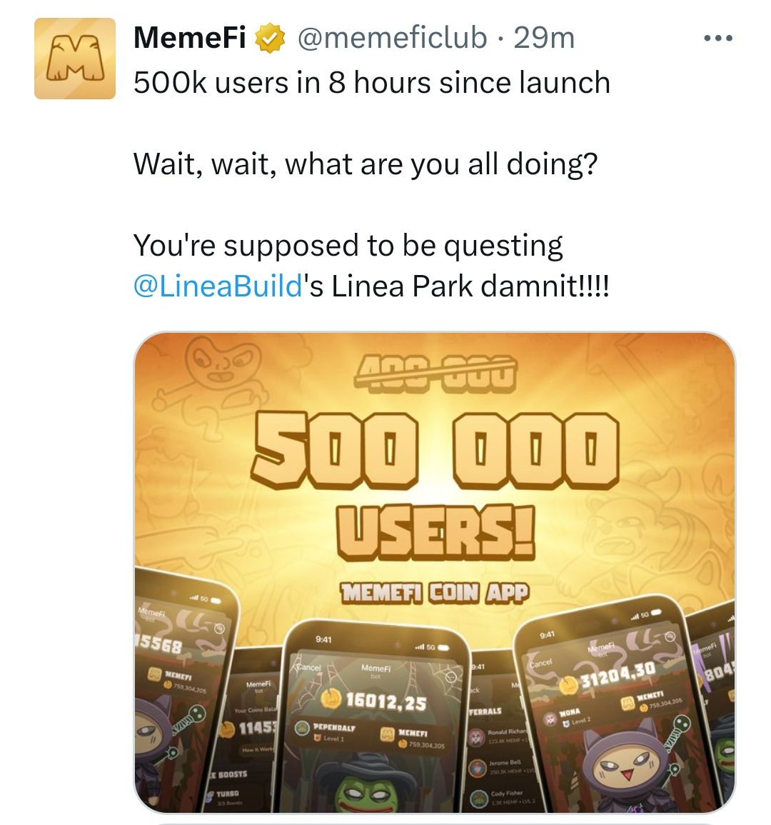 Technical_Lemon's tweet photo. 💥 মাত্র ৮ ঘন্টায় 500K User 😱 

🙂 কি পরিমান ভাইরাল হয়েছে চিন্তা করেন  😱

🔻 Mining Link:- https://t.co/8PHT7NCwas

🙂⚡️ মিস থাকলে দ্রুত জয়েন করে নিন https://t.co/qgAkoxdhD6