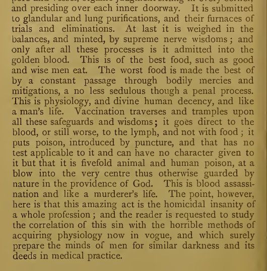 Zignack's tweet image. The Bridgeport evening farmer, Feb, 1916:

A note by James John Garth Wilkinson from his book "Vaccination Tracts"

archive.org/details/b24976…