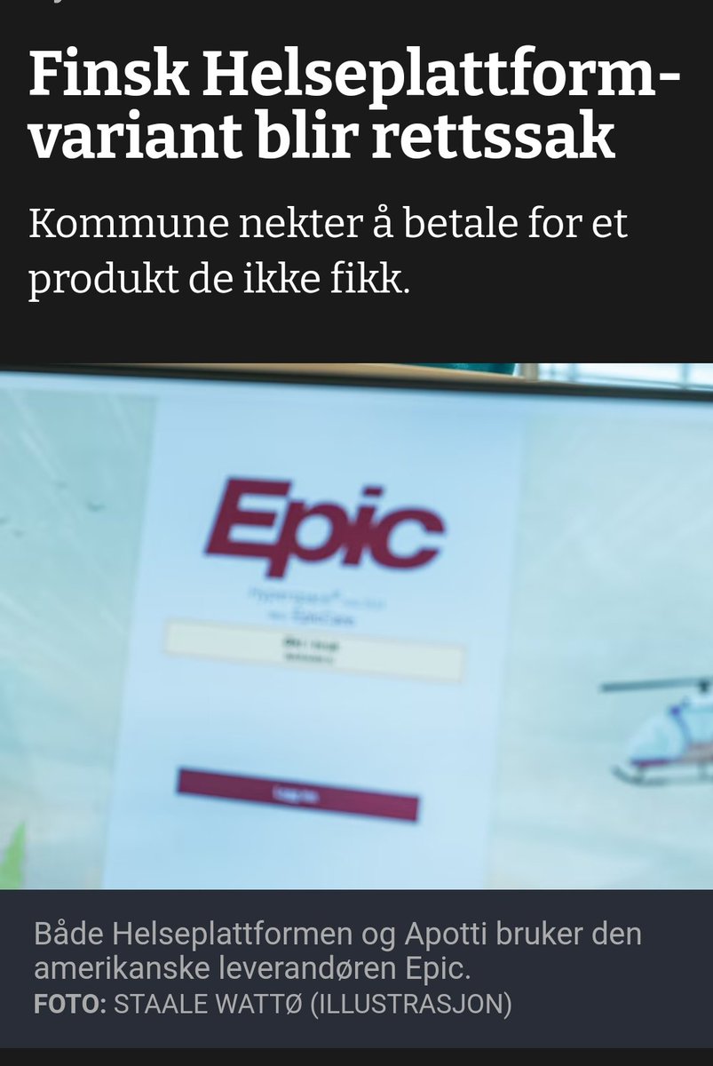 Ikke lenge til vi ser det samme her på berget.

smp.no/nyheter/i/q1zz…

#brennPlattformenNå #skrotepic4ever #makkverk #skandale #amatører #inkompetanse @HelseMidtNorge