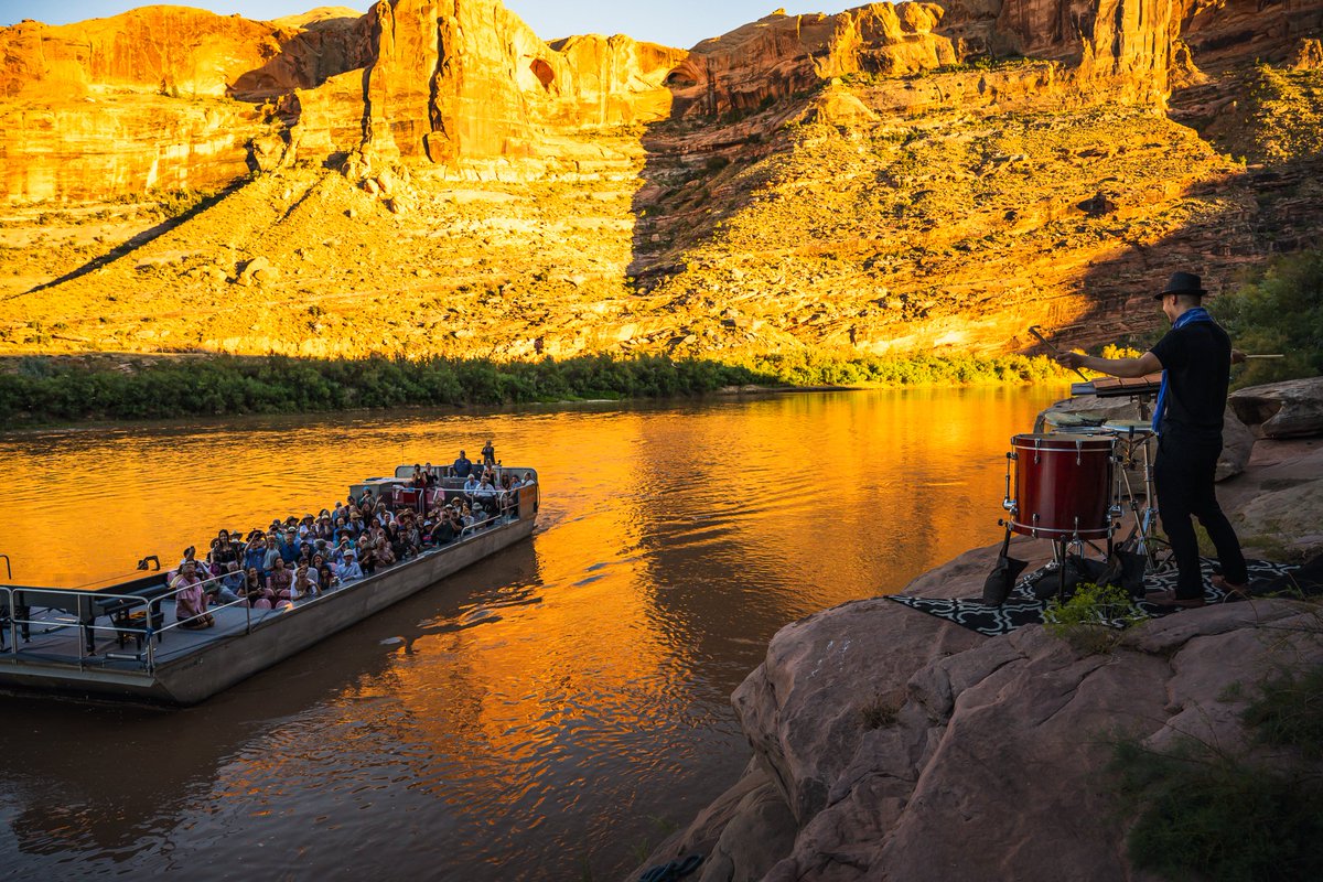 We bet you've never been to a concert hall like this one! Join us this summer for a truly bucket list experience 8/28-9/14! World-class music, natural surroundings, &amp; adventure combined.
Tx on sale 4/1 moabmusicfest.org #thiscouldbeyou  
#summerfestival #musicfestival