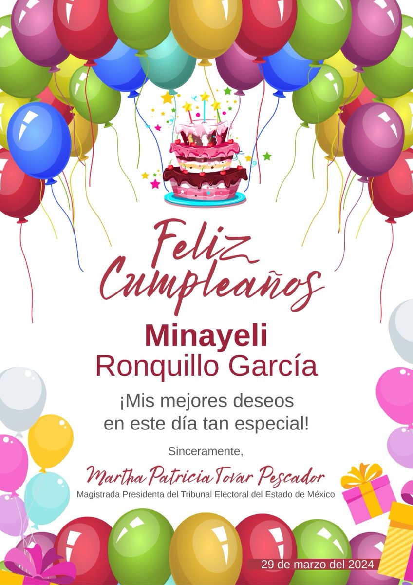 Muchas felicidades!