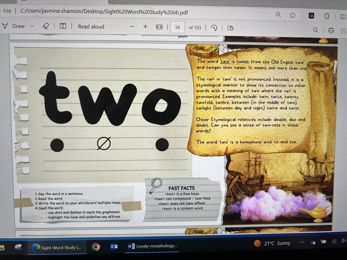 <a href="/PamelaSnow2/">Pamela Snow</a> And often adding morphology and etymology explains the seeming unexplainable