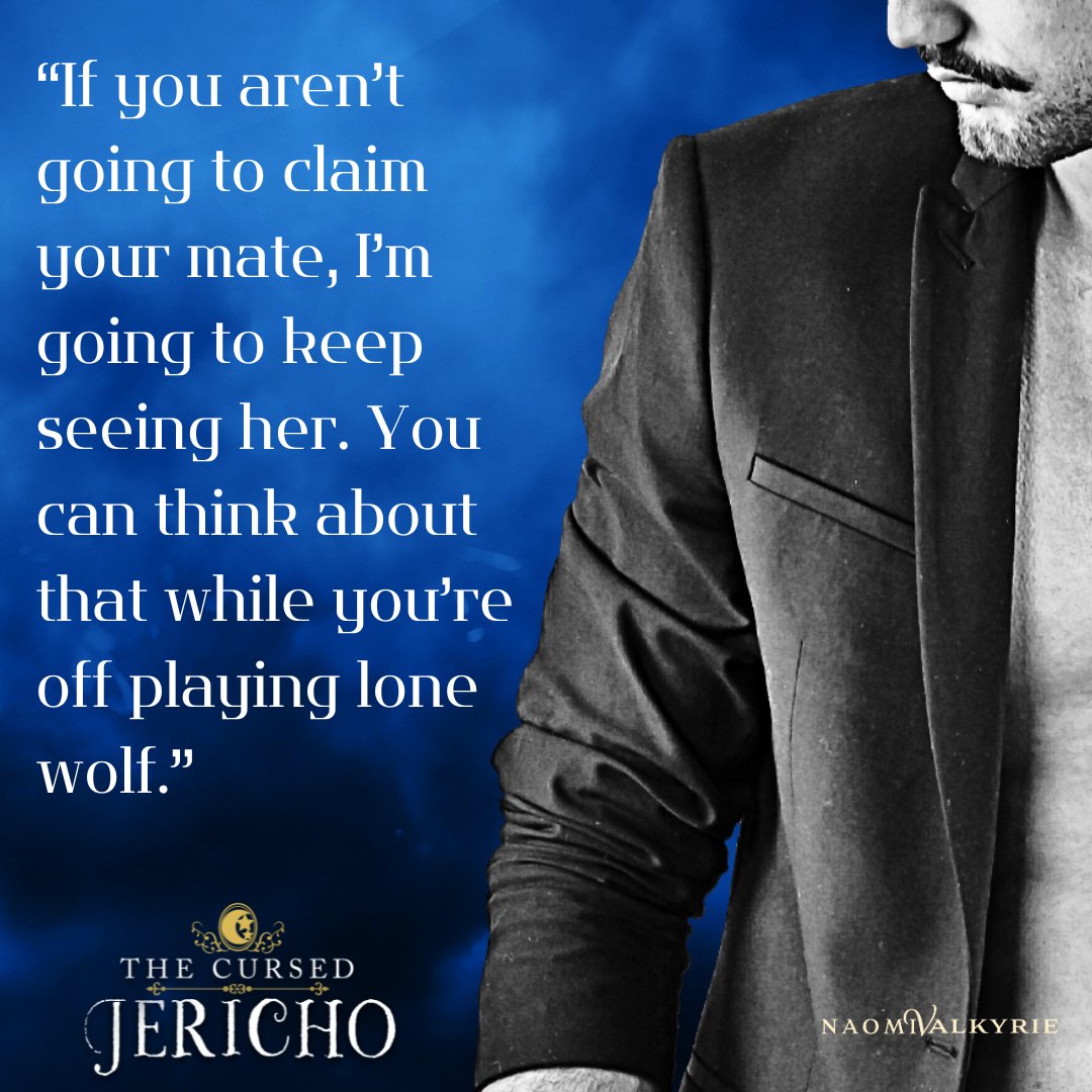 dl.bookfunnel.com/1yd5jafko0
The Cursed: Jericho by Naomi Valkyrie
The curse ends with us.
Read a chapter one sneak peek!

#romancereaders #NaomiValkyrie #readerscommunity #whattoread #bookstoread #readingcommunity #paranormalromance #shifterromance #readersoftwitter #booktwt