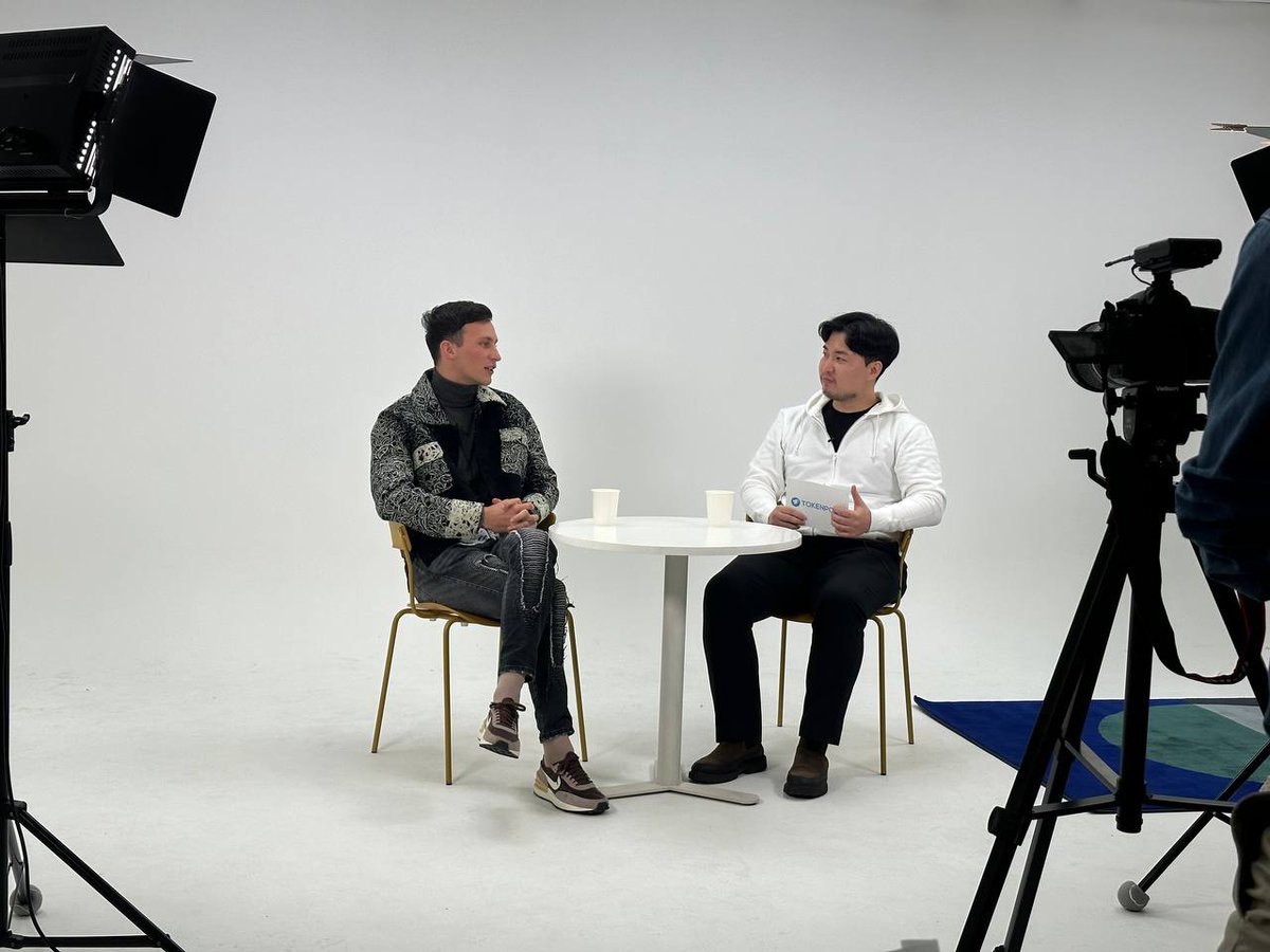Great talk with @David_Kim_Jiho for @tokenpostkr yesterday. Warming up for the IXO conference starting on the 2nd of April. I'll be speaking there too.